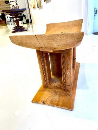 ASHANTI WOOD STOOLS WEST AFRICA GHANA