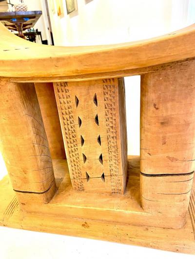 ASHANTI WOOD STOOLS WEST AFRICA GHANA