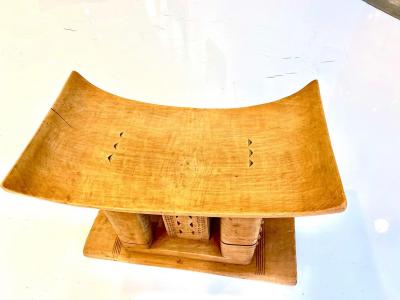 ASHANTI WOOD STOOLS WEST AFRICA GHANA