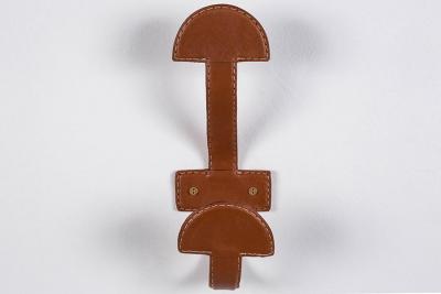 ATELIER LEATHER WRAPPED DOUBLE HOOK TAN