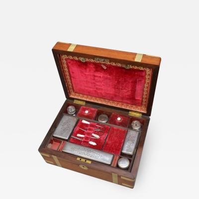 ATTRACTIVE VICTORIAN ROSEWOOD JEWELLERY BOX