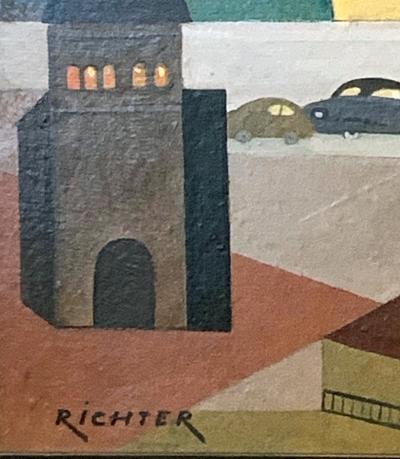 AUREL RICHTER Budapest on the Danube by Aurel Richter 1870 1957 