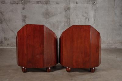 AUSTRIAN CUBIST CHAIRS AND SETTEE