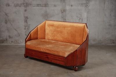 AUSTRIAN CUBIST CHAIRS AND SETTEE