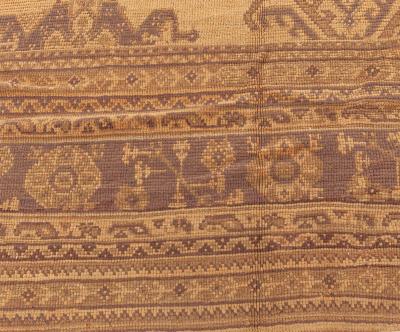 AUTHENTIC 1900S OVERSIZED TURKISH OUSHAK RUG