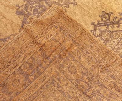 AUTHENTIC 1900S OVERSIZED TURKISH OUSHAK RUG