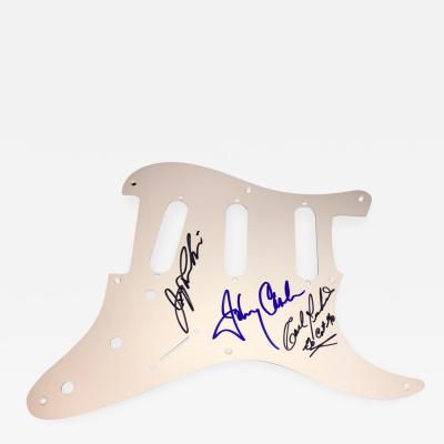 AUTOGRAPHED JOHNNY CASH AND FRIENDS STRATOCASTER PICKGUARD