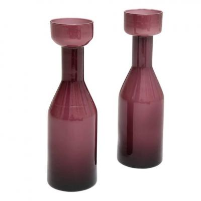 AV Mazzega AV Mazzega Vases Case Glass Purple Amethyst