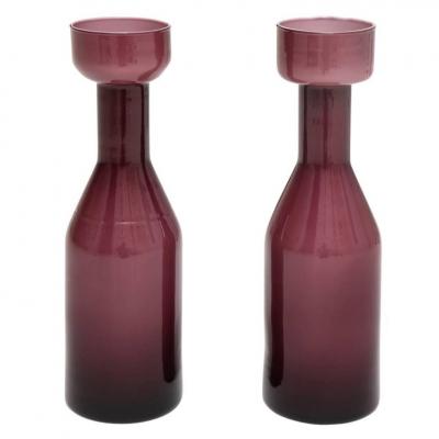 AV Mazzega AV Mazzega Vases Case Glass Purple Amethyst