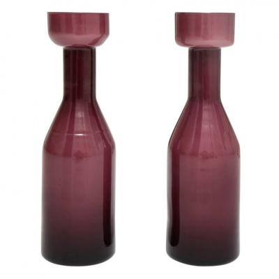 AV Mazzega AV Mazzega Vases Case Glass Purple Amethyst