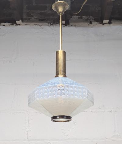 AV Mazzega Rare 1960s Italian Murano Glass Pendant Lamp by AV Mazzega