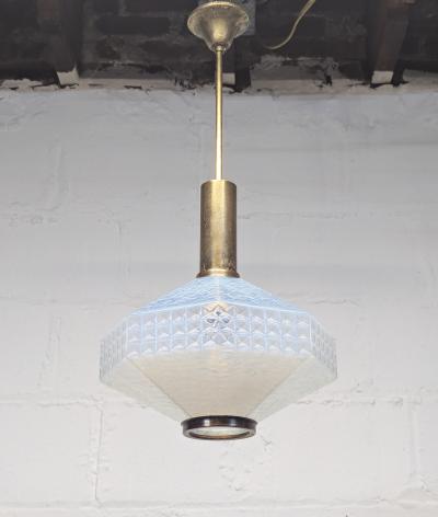 AV Mazzega Rare 1960s Italian Murano Glass Pendant Lamp by AV Mazzega