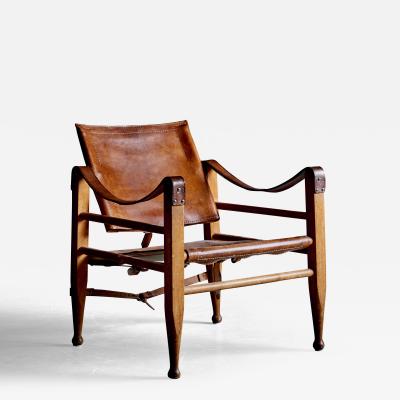 Aage Bruun S n Aage Bruun S n Safari Chair in full grain leather