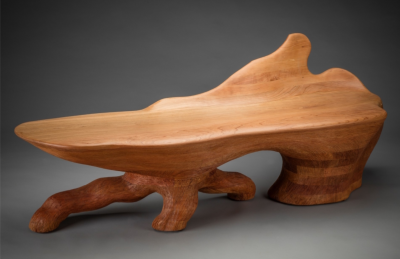 Aaron Laux Driftwood Bench 2020s