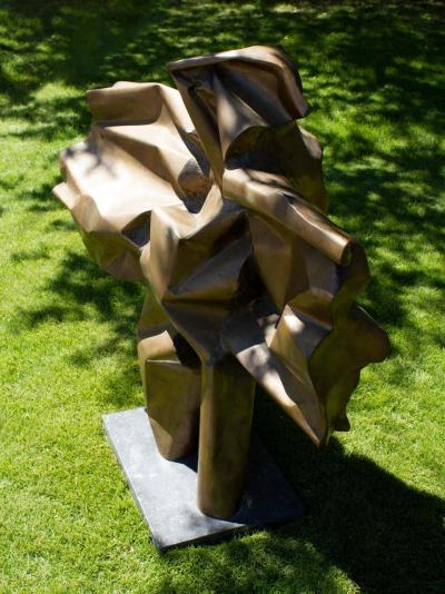 Abbott Pattison Abbott Pattison Sculpture Abstract Bronze Titled Flight 1977 Large Scale