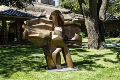 Abbott Pattison Abbott Pattison Sculpture Abstract Bronze Titled Flight 1977 Large Scale