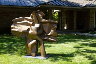 Abbott Pattison Abbott Pattison Sculpture Abstract Bronze Titled Flight 1977 Large Scale