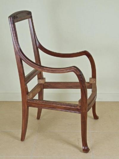 Abel Landry Abel Landry Pair of Art Nouveau Armchairs
