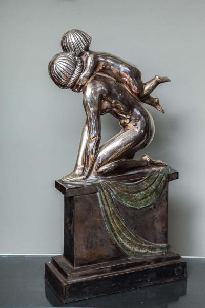 Abel R Philippe French Art Deco Bronze by Abel R Philippe