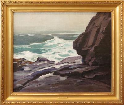 Abraham Jacob Bogdanove Seascape Monhegan 