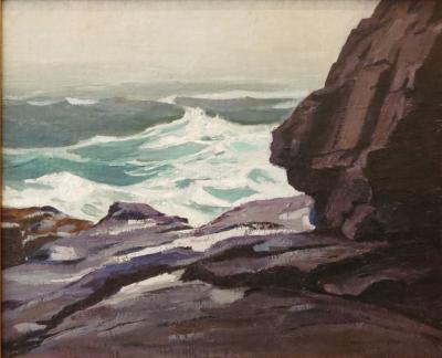 Abraham Jacob Bogdanove Seascape Monhegan 