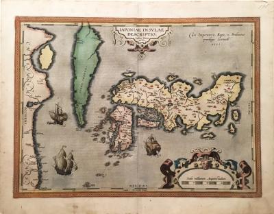 Abraham Ortelius ABRAHAM ORTELIUS 1527 1598 IAPONIAE INSULAE DESCRIPTIO