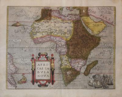 Abraham Ortelius ABRAHAM ORTELIUS FLEMISH 1527 1598 AFRICAE TABULA NOVA