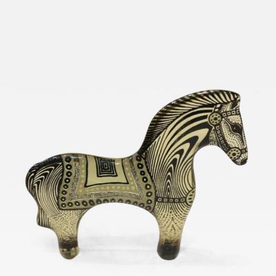Abraham Palatinik Sculpture of Zebra in Resin Abraham Palatinik 1960 Lot 496A