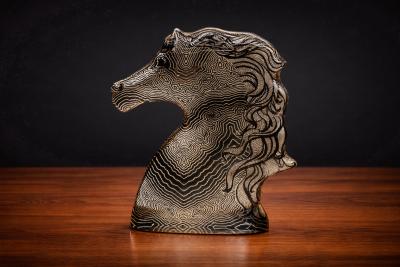 Abraham Palatinik Sculpture of a Horse in Resin Abraham Palatinik 1960s