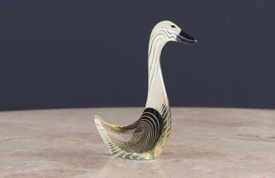 Abraham Palatnik Abraham Palatnik Lucite Optic Art Swan Sculpture