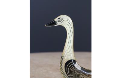 Abraham Palatnik Abraham Palatnik Lucite Optic Art Swan Sculpture