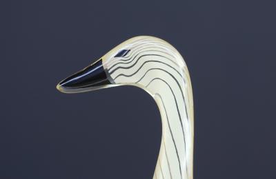 Abraham Palatnik Abraham Palatnik Lucite Optic Art Swan Sculpture