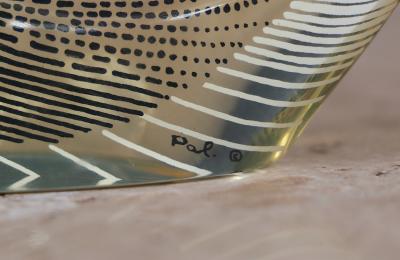 Abraham Palatnik Abraham Palatnik Lucite Optic Art Swan Sculpture