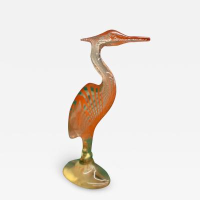 Abraham Palatnik Brazilian Modern Kinetic Sculpture of Heron in Resin Abraham Palatinik 1960s