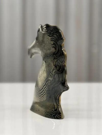 Abraham Palatnik Brazilian Modern Kinetic Sculpture of a Horse in Resin Abraham Palatinik 1960s