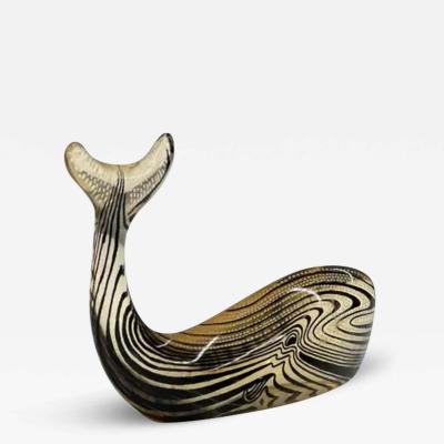 Abraham Palatnik Brazilian Modern Kinetic Sculpture of a Whale in Resin Abraham Palatinik 1960s