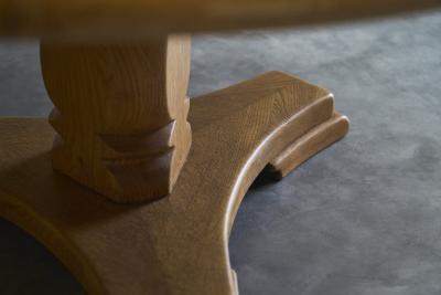 Abraham Sprij Abraham Sprij Siegfried Coffee Table in Solid Oak The Netherlands 1960s