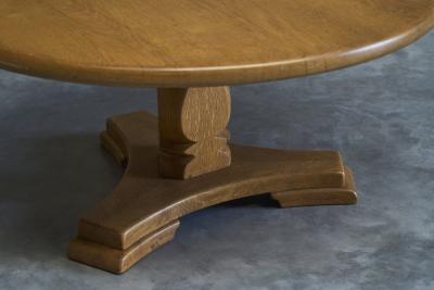 Abraham Sprij Abraham Sprij Siegfried Coffee Table in Solid Oak The Netherlands 1960s