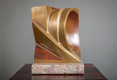 Abstract Bronze Sculpture