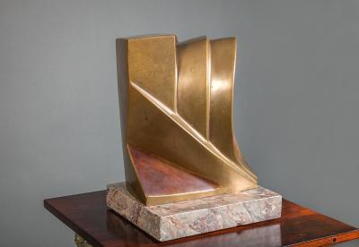 Abstract Bronze Sculpture