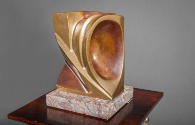Abstract Bronze Sculpture
