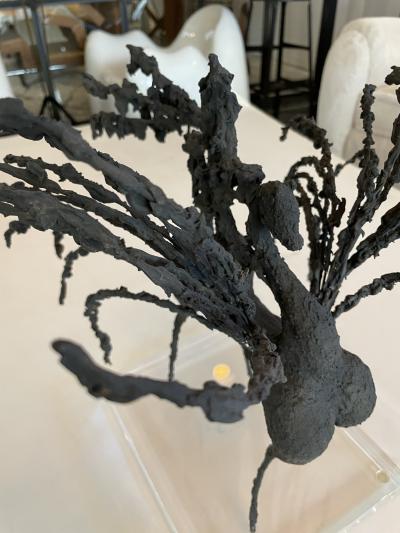 Abstract Bronze Sculpture France 1940s