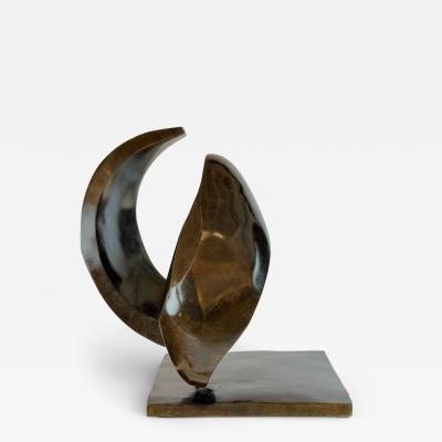 Abstract Bronze Sculpture by Hedva Ser
