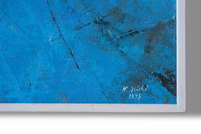 Abstract Expressionst Painting on Canvas by Ken Nishi Gaspe the Laurenthians 