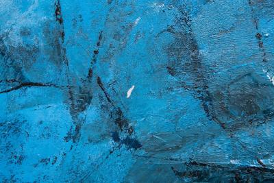 Abstract Expressionst Painting on Canvas by Ken Nishi Gaspe the Laurenthians 