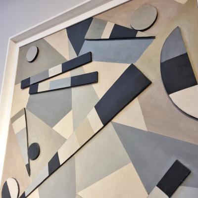 Abstract Oil on Canvas by Armilde Dupont