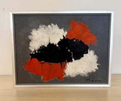 Abstract Painting Oil on canvas by Charles Green Shaw NY 1963 