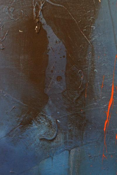 Abstract Painting The Shadow Acrylic On Canvas signed by MS Austria 2011