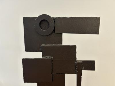 Abstract Sculpture in Welded Iron Wood