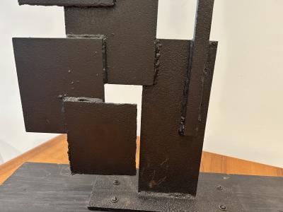 Abstract Sculpture in Welded Iron Wood